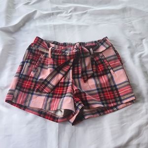 Pink Plaid Clueless Shorts
